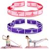 Kinesgsg 2 Pezzi Elastico Fasce di Resistenza, Fascia Elastica Fitness con 8 Fisso Loop, Yoga Stretching Band, Elastico Pilates, per Pilates, Fitness, Stretching, Allenamento, Danza