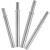 LAPYAPPE Stainless steel rod fishing parts, manicotto di collegamento per canna da pesca in acciaio inox, 4 pezzi, accessorio versatile per canne da spinning e appassionati di pesca
