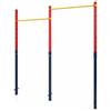 GYMAX Sbarra Tirazione da Esterno con Altezza Regolabile 80-172 cm | Barra Singola Professionale da Esterno per Adulti, Adolescenti e Bambini, Torre di Fitness aper Pull-up e Dip, Portata 220 kg