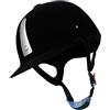 VOSAREA Casco Equitazione per Donne, Nero, ABS e Velluto, Traspirante | Competizioni e Uscite All'aperto, Stile Elegante, Comfort Elevato, Adatto a Equitazione Sportiva