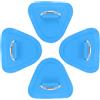 DEARMAMY 4 Pezzi Fibbia per Corda Portatile per Kayak, Accessori di Ricambio | PVC e Acciaio Inossidabile, Installazione Semplice e Robusta, per Kayak e Yacht, Accessorio Compatto