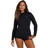 Billabong 2026 - Muta primaverile da donna, a maniche lunghe, 2 mm, colore: nero