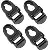 TKOWTB 4Pcs Kayak Seat Clips Sostituzione Kayak Fibbia Accessori Fibbia di Sicurezza Cinghia Nylon Zaino Fibbia di Regolazione