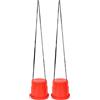 Fabater Trampoli per Bambini, 4.3 Pollici, Base in PVC, Allenamento | Giocattolo da passeggio per bambini, materiale ABS, giochi all\'aperto al coperto, colori rosso blu, esercizio di