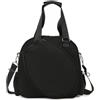 Gralara Borsa con Tasche Capiente , Nero , Nero | Multifunzione, Borsa da Tennis, Imbottita, Borsone con Tracolla, per Allenamento, Tennisti