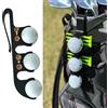 Generic Porta palline da golf e tè 2 in 1 con chiusura rapida | Borsa per mazze da golf, 19,5 x 4,5 cm, design compatto, fissaggio rapido, accessori da golf