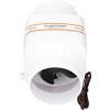 Baxnore 4 Pollici 270CFM in Linea Aeratore di sentina 12V Alto Flusso d'Aria Anti Elettrico Accessorio per Barche Marine per la Ventilazione del vano Motore della Barca