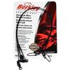 Berkley McMahon Cavo Ferita Steelon 13,6 kg 9 Pollici Leader/Tracce Confezione da 3 Pesca del Luccio Spinning Traccia Dotata Croce Lok Snap & McMahon Girevoli