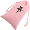 Warmhm Borsa per Scarpe da Danza Classica in Tela Rosa per Donne e Ragazze | Traspirante e Leggera, Design Multifunzione, Resistente All'acqua, per Zaino o Borsa, Uso Quotidiano