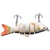 KKPLZZ Esche da Pesca Swimbait Snodato da 10 a 23 Cm Ad Affondamento Lento | Esca Artificiale, Corpo in Plastica Resistente, Azione di Affondamento Lento, Tutti gli Strati D'acqua, Design Snodato,
