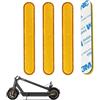 Alriedy 4 coperture laterali per scooter, riflettenti, universali, autoadesive, per Segway Ninebot Max G30/G30D, G30E, serie G30LP, copertura riflettente per una maggiore sicurezza