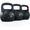 ATLETICA HRX - Set di kettlebell ottagonali, 76 kg, ergonomia perfetta | Finitura, per principianti ed esperti, perfetta ergonomia, per esercizi di base