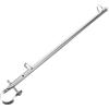 LAPYAPPE Marine Flag Pole in Acciaio Inossidabile Argento, Boat Flag Pole Mount Tangle-Free e Resistente alle Intemperie, per Yacht e Imbarcazioni Sportive
