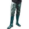 Aumotop Trampolieri da Pesca in PVC, Impugnatura con Suola Antiscivolo | Stivali con Suola in Gomma, Costruzione in PVC, Cinghie Regolabili, Trazione nel Fango, Pulizia Agricola, Uomo Donna da 37