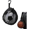 Sdhgerh Borsa da pallacanestro universale con moschettone e coulisse, 25 x 30 cm