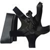 DEARMAMY Borsa da Calcio per Allenamento, Cintura Regolabile per Tiri e Lanci | Nylon Nero, Aiuto per Abilità del Portiere, Uso per Pratica Calcistica e Sessioni di Lancio