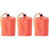 Ciieeo 3 Pezzi Sacco Letto Camper Mini Compressione Arancia | Facile da Trasportare, Grande Capienza, Nylon Foglio di Alluminio Pe, per Trekking e Avventure All'aperto