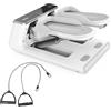 Generic Mini stepper per esercizi a casa con display LCD e bande di resistenza, capacità di 150 kg, cardio climber compatto per braccia e gambe, attrezzatura per il fitness