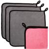 CLISPEED 4 Pezzi Panno Pulitore per Stecca da Biliardo in Coral Fleece, Panno per Pulizia e Lucidatura, Rimuove Polvere e Olio, per Asta Stecca da Biliardo