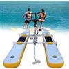 Generic Bici d'acqua per adulti, kayak gonfiabile con pedale per lago, mare, cardio, touring, campeggio