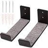 TKOWTB 1 set di rack da parete per tavole da surf, per display a parete, per shortboard e longboard