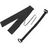 HOLIDYOYO Fodero Giapponese per Spade Ninja Tracolla Regolabile, Poliestere Nero | Uso Cosplay per Collezionisti, Design Giapponese, Trasporto Comodo, Set