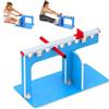 Generic Strumento 2 in 1 per il test di flessibilità seduti & allenatore stretching | Strumento di misurazione della flessibilità regolabile su più livelli, scala precisa, modalità di test/stretching commutabile