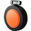 generic Tester di forza da boxe 30 cm/40 cm, sacco da boxe misuratore di colpi | Morbida pelle PU, 5 modalità, voce intelligente, facile montaggio a parete, batteria da 2000 mAh, ideale per la casa.