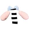 Generic Decorazione Adesiva Per Casco A Orecchie Di Cane Divertente,Rosa