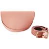 Allthingstore Korean Golf - Marsupio con chiusura magnetica per telemetro (rosa) | Chiusura magnetica a scatto, archiviazione sicura, accesso rapido, tiene telemetro, palline, tee, elegante forma a mezzaluna