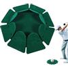 Hominas Golf Putting Cup 18 cm Superficie Floccata per Interni Esterni | Coppa del Foro da Golf All Direction Attrezzatura da Golf per Migliora La Postura dello Swing