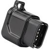 NUEAYMS Adattatore connettore di ricarica per biciclette elettriche deragliatori con protezione da sovraccarico, design compatto in metallo con indicatori LED