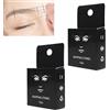 YIMVUNZ 2 Pezzi Filo per Mappatura Sopracciglia Pre-Inchiostrato Nero, 20m Filo Microblading in Nylon per Disegno Simmetrico, Ideale per Truccatori, Centri Estetici e Scuole di Bellezza