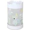 Teeny & Tiny TA8CYBMM Luce Notturna Tavolo Camera Neonati e Bambini in Poliprolene, con Cavo Alimentazione, a LED, Animali - 200 g, Grigio