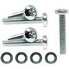 Screws City Staffa per montaggio a parete TV M8 x 40 mm viti Phillips bulloni per Samsung Philips Sony Toshiba LG TV JVC + rondelle