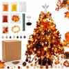 Generic Kit fai da te per albero di Natale con perline, set di perline di cristallo | Telaio in metallo e topper a forma di angelo inclusi, perline colorate e ciondoli, mini decorazione per albero di Natale