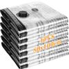 CIOXSOIO Sacchetti Sottovuoto Vestiti, 6 Pezzi Buste Sottovuoto, Riutilizzabili Sacchi Sottovuoto Piumoni, Vacuum Bags per Traslochi e Viaggio, Coperte 80x100cm