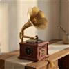 Altoparlante a Tromba Bluetooth Altoparlante Stile Giradischi Ornato Elettronica