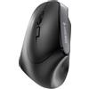 CHERRY MW 4500 Sinistra Mouse Ergonomica Senza Fili 45° USB Nero