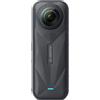 INSTA360 - Action cam X5 Risoluzione Ultra HD 8K, Chip Cmos, 72 megapixel, Timelapse 360. in 11K, Waterproof, memoria 1 TB - Nero