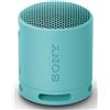 Sony srs-?00 - speaker wireless bluetooth, portatile, leggero, compatto, da esterno, da viaggio, resistente ip67 impermeabile e antipolvere, batteria da 16 ore, cinturino versatile, chiamate in vivavoce - blu