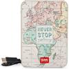 Legami - Power Bank, Supercharge, Tema Travel, 2 porte, Type-C e 1 USB, ricarica fino a 2 Dispositivi contemporaneamente, Cavo di ricarica Type-C incluso, Capacità 5000 mAh