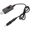 Estink Convertitore Boost USB 5V a 9/12V con Indicatore LED | Cavo 0,72m, Interruttore Selezionabile, Per Router e Dispositivi