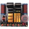 Qeunrtiy Altoparlante professionale a tre vie da 450 W, splitter ad alte prestazioni, 750 Hz/5000 Hz, palcoscenico, home theater, filtro crossover audio a 3 unità, durevole, facile da usare
