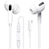 EnergieMAX Auricolari cablati USB C per iPhone 17/16/15 Pro Max, Auricolare USB C Intra-Ear Hi-FI Stereo Tipo-C con Microfono e Controllo Volume per Samsung Galaxy 25/24/Tutti I Dispositivi Tipo C