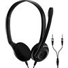 EPOS PC 3 CHAT, Cuffie per computer, due jack plug-and-play da 3,5 mm, nero