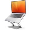 InnovaGoods® supporto pc portatile pieghevole e regolabile, regolabile in altezza e inclinazione, antiscivolo, telaio aperto, 10"-18", acciaio al carbonio, ideale per ufficio e telelavoro.