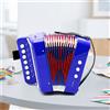 Fisarmonica Giocattolo Leggera Fisarmonica con 7 Tasti Sicura per Casa, Bambini