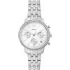 FOSSIL Orologio Neutra da donna, Movimento cronografico al quarzo con cinturino in acciaio inossidabile o in pelle