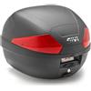 GIVI Valigia Centrale B29 MONOLOCK 29L Nero Rosso GIVI